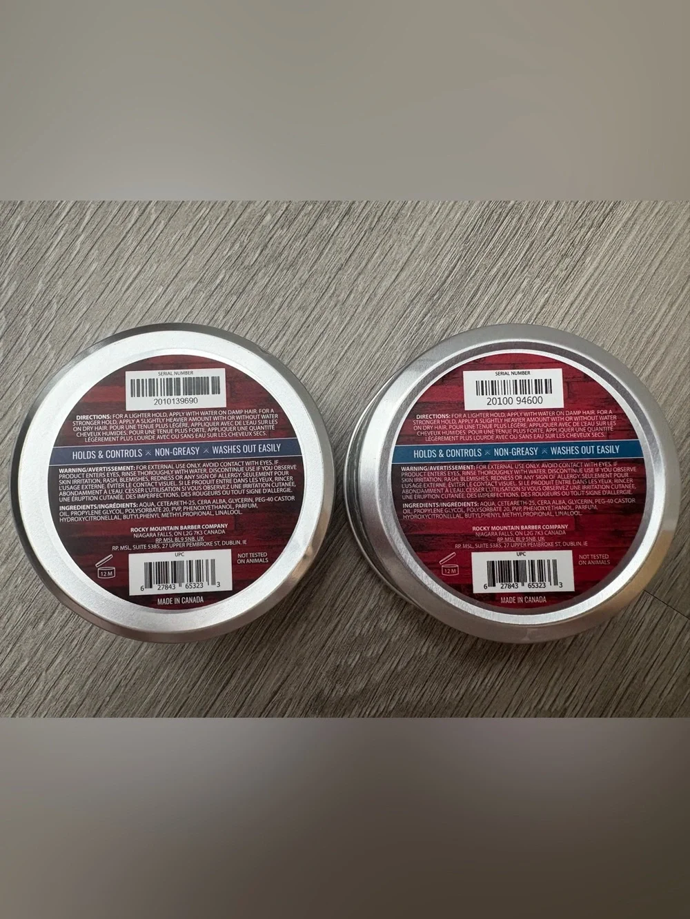 NWT Rocky Mountain Barber Company Pomade